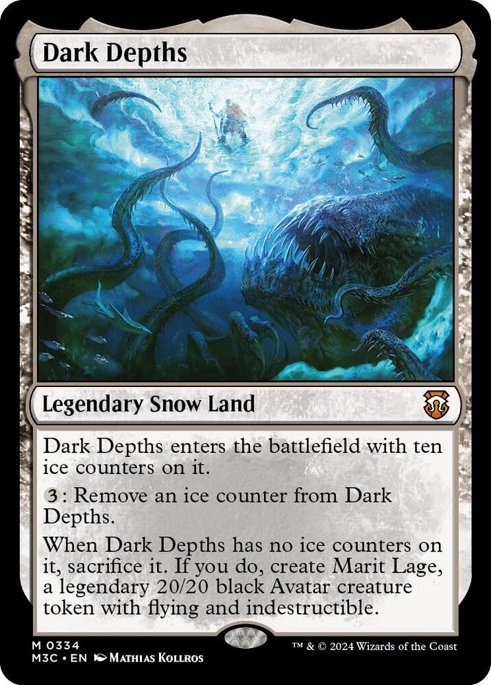Dark Depths (Ripple Foil) - Commander: Modern Horizons 3 - Magic