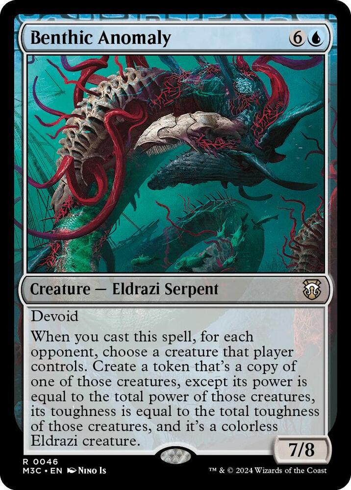 Benthic Anomaly Ripple Foil Commander Modern Horizons 3 Magic 