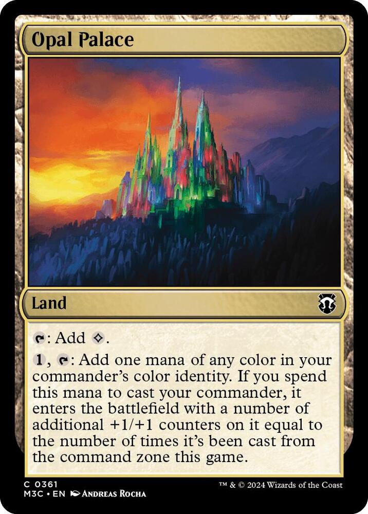 Opal Palace (Ripple Foil) - Commander: Modern Horizons 3 - Magic