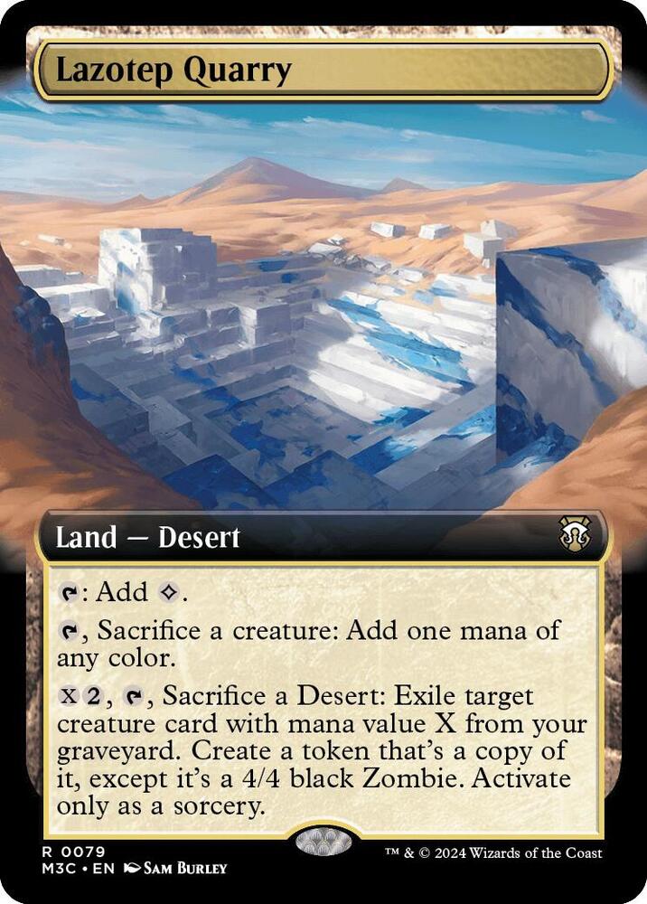 Lazotep Quarry (Extended Art) - Commander: Modern Horizons 3