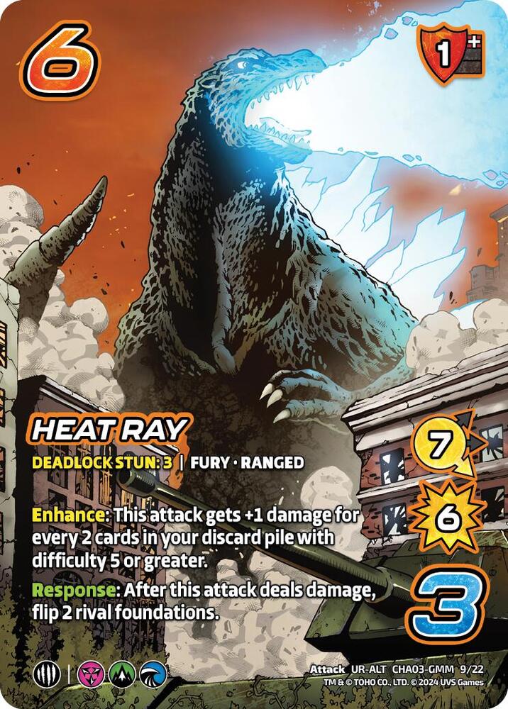 Heat Ray (Alternate Art) - Challenger Series: Godzilla - UniVersus