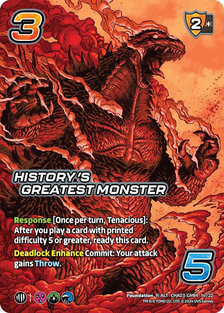 History's Greatest Monster (Alternate Art) - Challenger Series