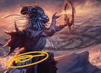 Witch Enchanter Art Card (Gold-Stamped Signature)