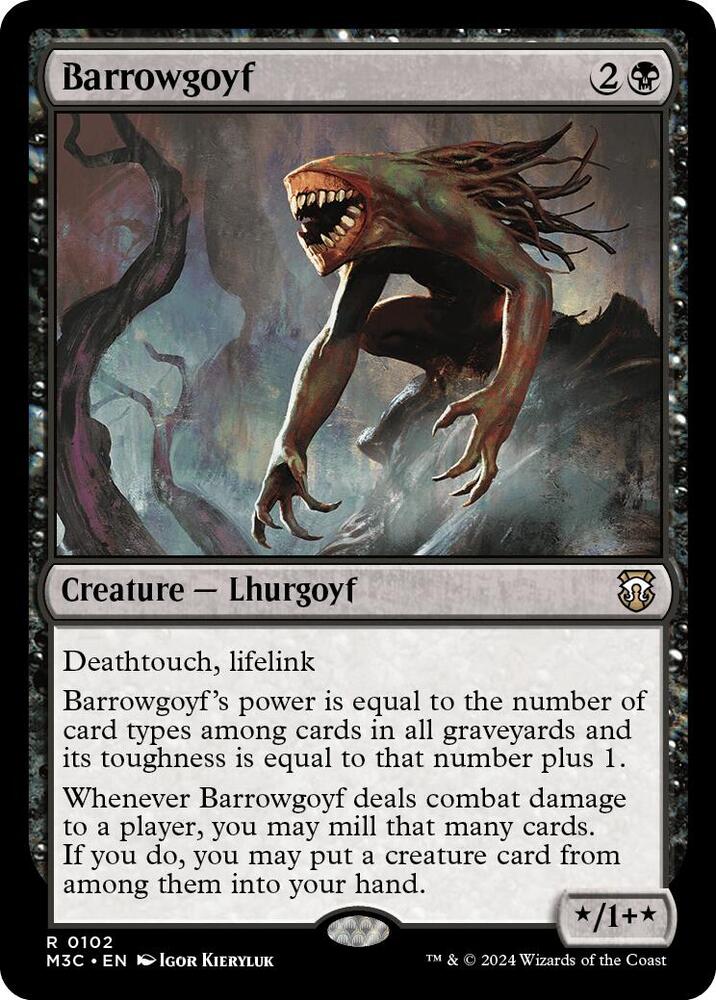 【英語版】MTG　バロウゴイフ/Barrowgoyf　４枚組 Barrowgoyf - Commander: Modern Horizons 3 - Magic: The