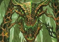 Colossal Dreadmask Art Card (Gold-Stamped Signature)