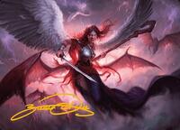 Kaalia of the Vast Art Card (Gold-Stamped Signature) - Art Series