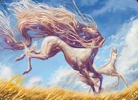 Nyxborn Unicorn Art Card (Gold-Stamped Signature)