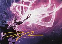 Flare of Malice Art Card (Gold-Stamped Signature)