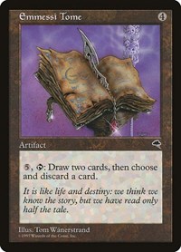 Emmessi Tome - Tempest - Magic: The Gathering card