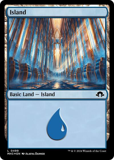 Island 0499 Ripple Foil