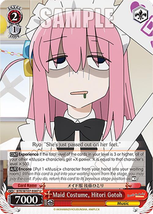 Maid Costume, Hitori Gotoh