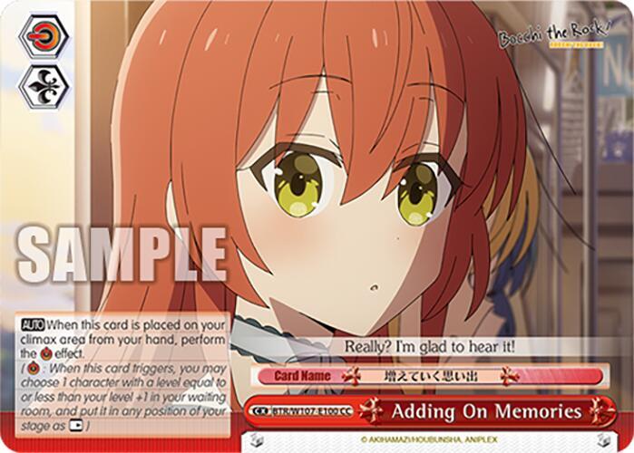 Adding On Memories