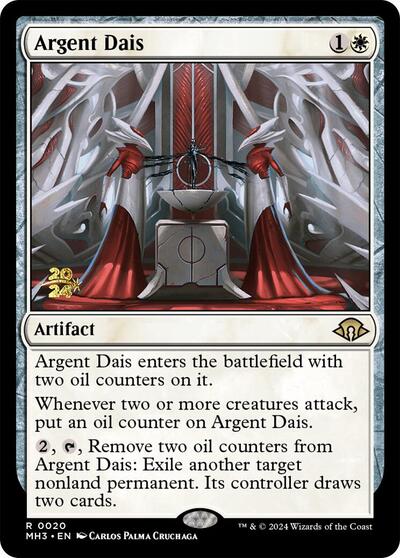 Argent Dais (Prerelease) from PMH3 #20s, Magic: The Gathering card