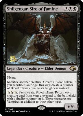 Shilgengar, Sire of Famine #109 – Prerelease Cards (Rare)