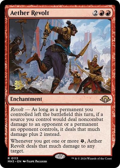 Aether Revolt (Prerelease) from PMH3 #113s, Magic: The Gathering card