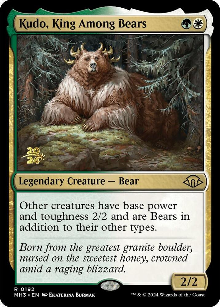 Kudo, King Among Bears #192s — Modern Horizons 3 Promos