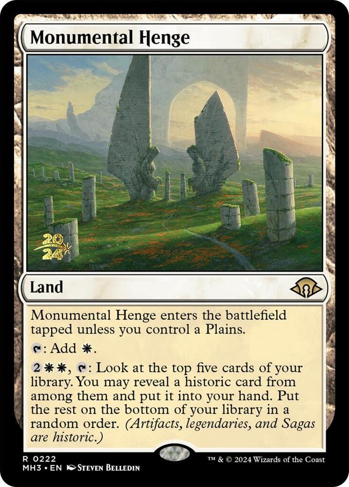 Monumental Henge #222s — Modern Horizons 3 Promos