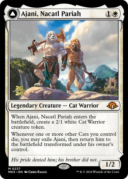 Ajani, Nacatl Pariah - Prerelease Cards - Magic: The Gathering
