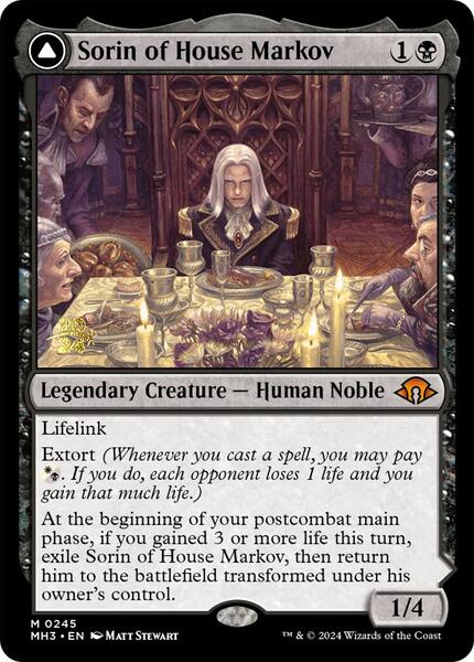Sorin of House Markov - Prerelease Cards - Magic: The Gathering -  TCGplayer.com