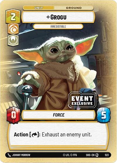 Grogu - Irresistible Event Exclusive Promos Special Star Wars Unlimited card — value and price
