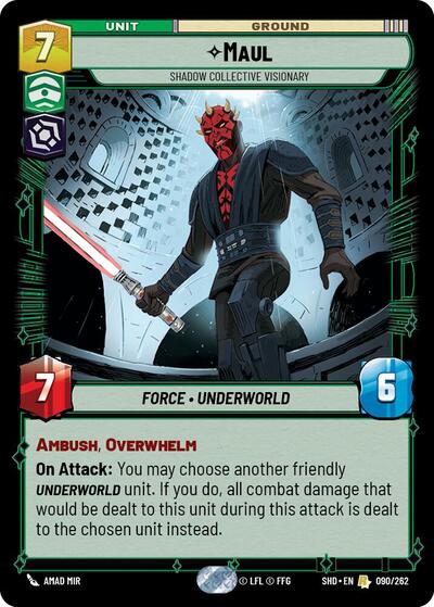 Maul - Shadow Collective Visionary Shadows of the Galaxy card price