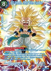 SS3 Gotenks, Energy Storm Explosion (SPR) card art