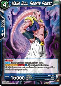 Majin Buu, Rookie Power card art