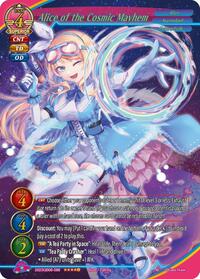 Alice of the Cosmic Mayhem