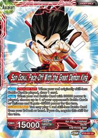 Son Goku // Son Goku Face-Off With the Great Demon King card art