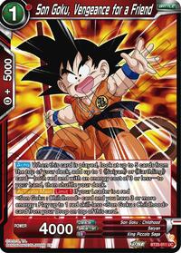 Son Goku, Vengeance for a Friend card art