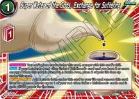 Super Water of the Gods, Exchange for Suffering card art