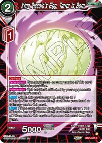 King Piccolo's Egg, Terror is Born card art