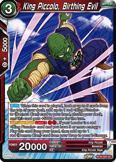 King Piccolo, Birthing Evil
