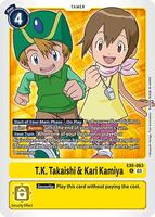 T.K. Takaishi & Kari Kamiya - Infernal Ascension - Digimon Card