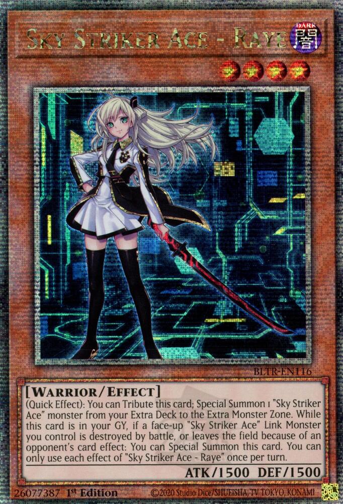 Sky Striker Ace - Raye (Alternate Art) (Quarter Century