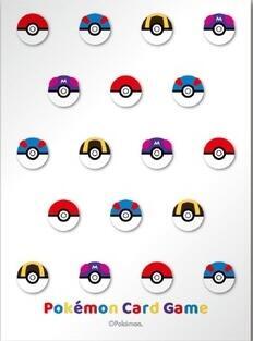 Pokemon TCG: Pokemon Center Japan Exclusive Card Sleeves - Pokeball ...