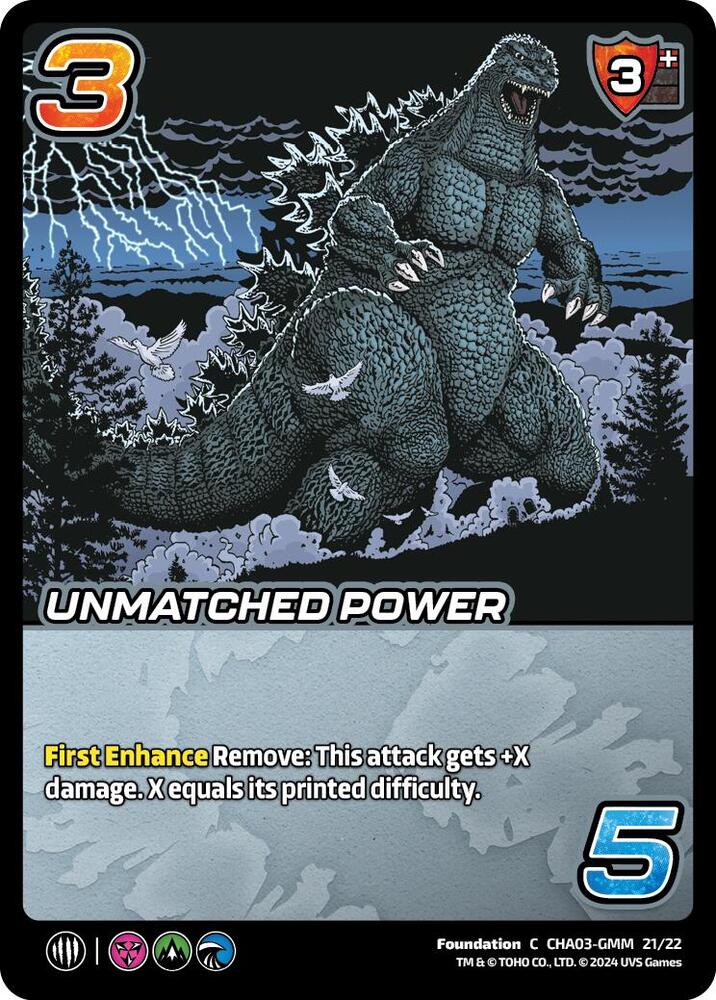 Unmatched Power - Challenger Series: Godzilla - UniVersus
