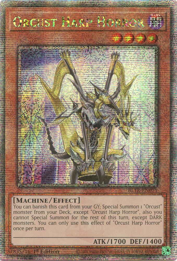 Orcust Harp Horror (Quarter Century Secret Rare) - Battles of