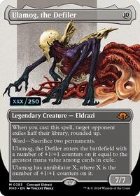 Ulamog, the Defiler (Borderless) (Serial Numbered)