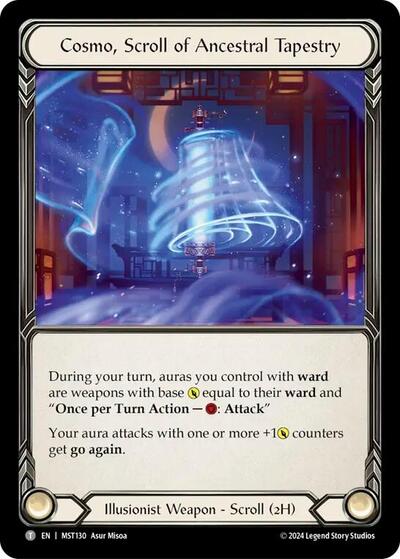 Cosmo Scroll of Ancestral Tapestry Beckoning Mistblade