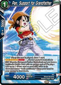 Pan, Support for Grandfather card art