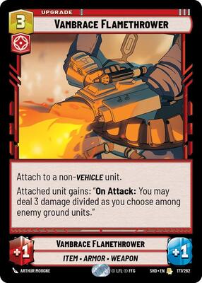 Vambrace Flamethrower - Shadows of the Galaxy - Star Wars
