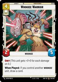 Wookiee Warrior card