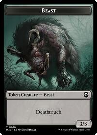 Beast (0010) (Ripple Foil) // Shapeshifter (0008) Double-Sided Token