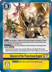 Descent of the Three Great Angels - Infernal Ascension - Digimon card