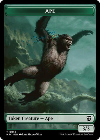 Ape (Ripple Foil) // Plant Double-Sided Token