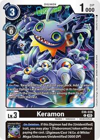 Keramon - Infernal Ascension - Digimon card