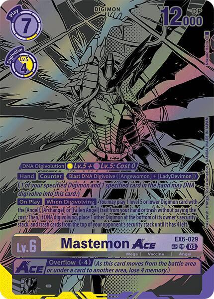 Mastemon ACE (Textured) - Infernal Ascension - Digimon Card Game