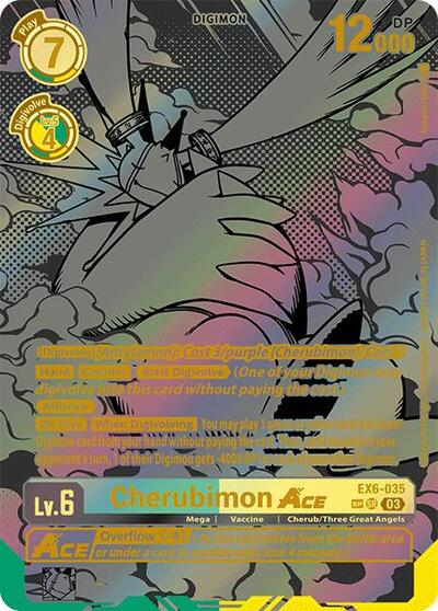 Cherubimon ACE (Textured) Infernal Ascension Special Rare Digimon card — value and price