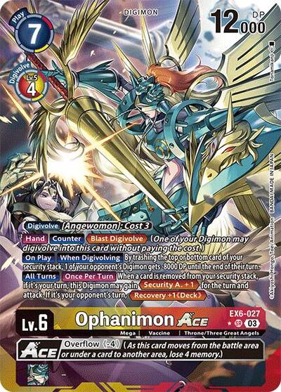 Ophanimon ACE (Alternate Art) card